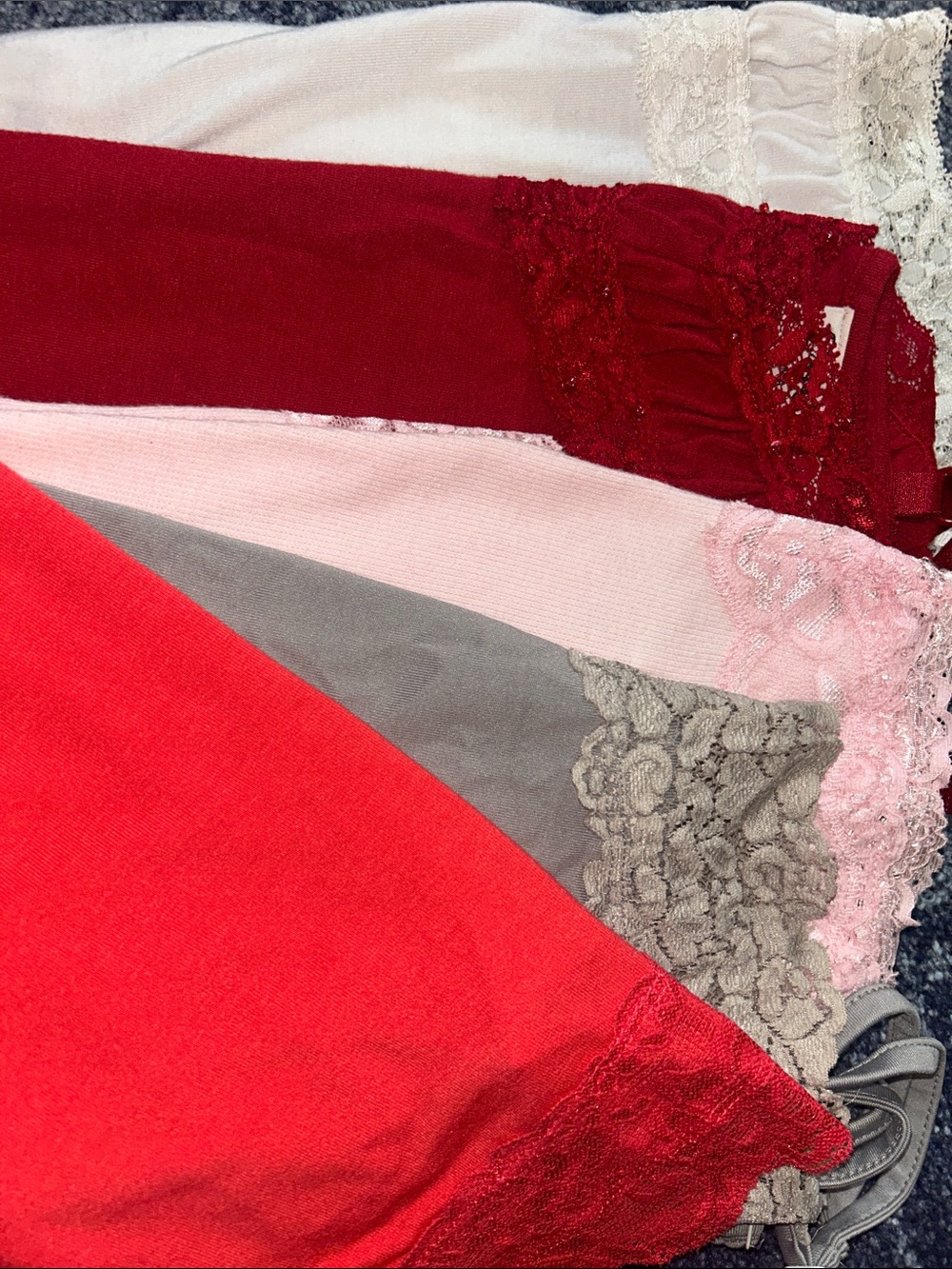 Lace Spaghetti Strap Tanks Bundle